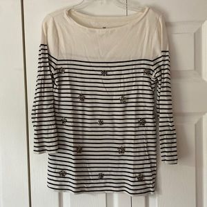 talbots holiday tee.